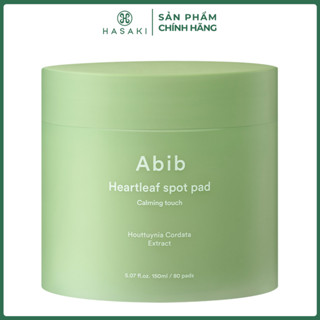 [DAILY] Toner Pad Abib Diếp Cá Giúp Làm Dịu Da & Tẩy Tế Bào Chết 80 Miếng Heartleaf Spot Pad Calming Touch Hasaki