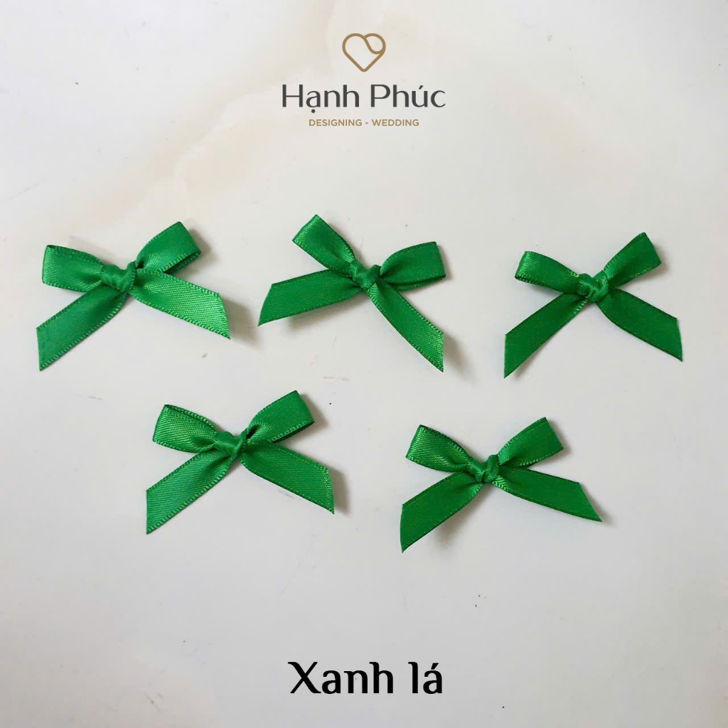 Nơ lụa bản rộng 1cm - gói 10 cái