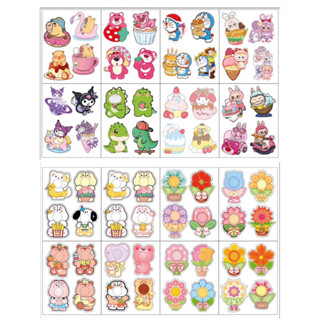 Set 100 Cái Cài Kẹo Mút In 2 Mặt - Giấy Bọc Thẻ Cài Kẹo Mút Họa Tiết Dễ Thương Làm Quà Tặng 1/6 Trung Thu 20/10 8/3