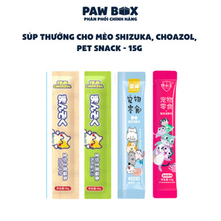 [QÙA TẶNG KHÔNG BÁN] Súp thưởng cho mèo Shizuka, choazol mix loại bổ sung dinh dưỡng cho mèo - 15g