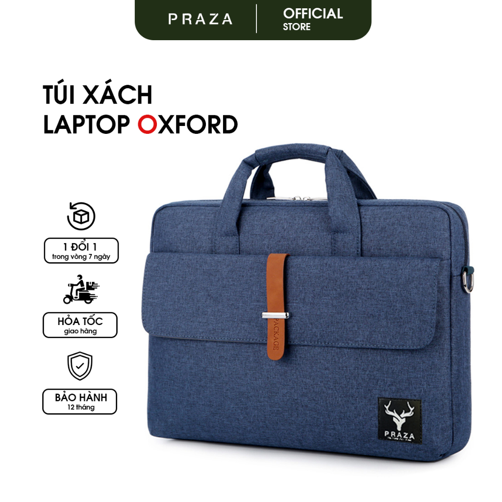 Túi Xách Unisex Cao Cấp Đựng Vừa Laptop 15.6 Inch Praza TX089 2