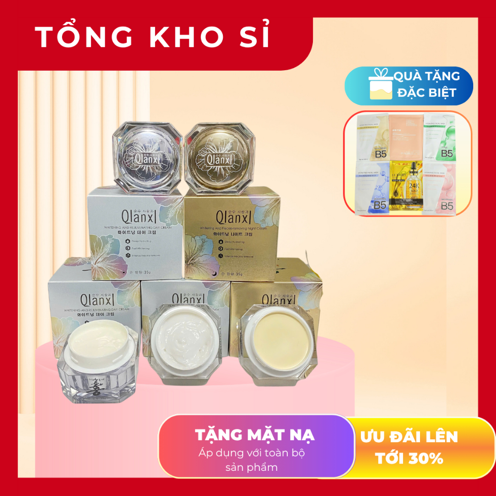 KEM QLANXL DƯỠNG TRẮNG DA, MỜ NÁM TÀN NHANG HÀN QUỐC 35G