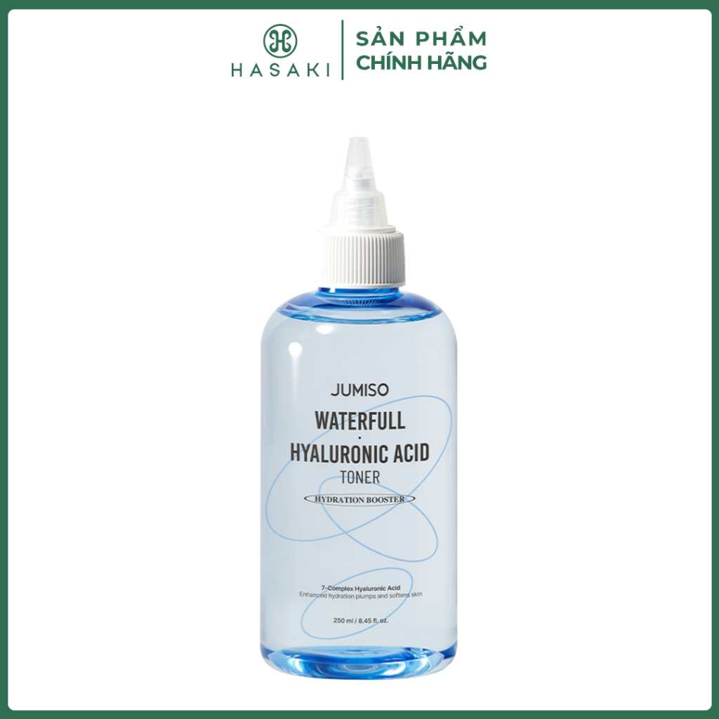 Toner Jumiso Dưỡng Ẩm Da 250ml Waterfull Hyaluronic Acid Toner Hasaki Sản Phẩm Chính Hãng