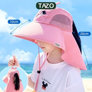  Mũ Chống Nắng Vành Rộng Cho Bé Nhiều Màu-Mũ Che Nắng Đi Biển Cho Bé Nón Che Nắng Chống Tia UV-TAZO 