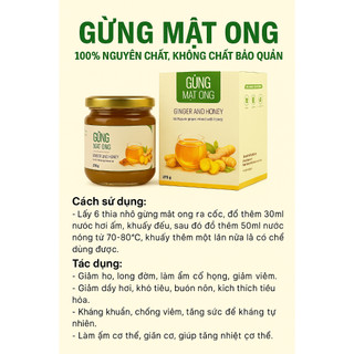 Gừng Mật Ong Trí Đức Ginger 275g –  Hỗ trợ tiêu hóa, giảm ho