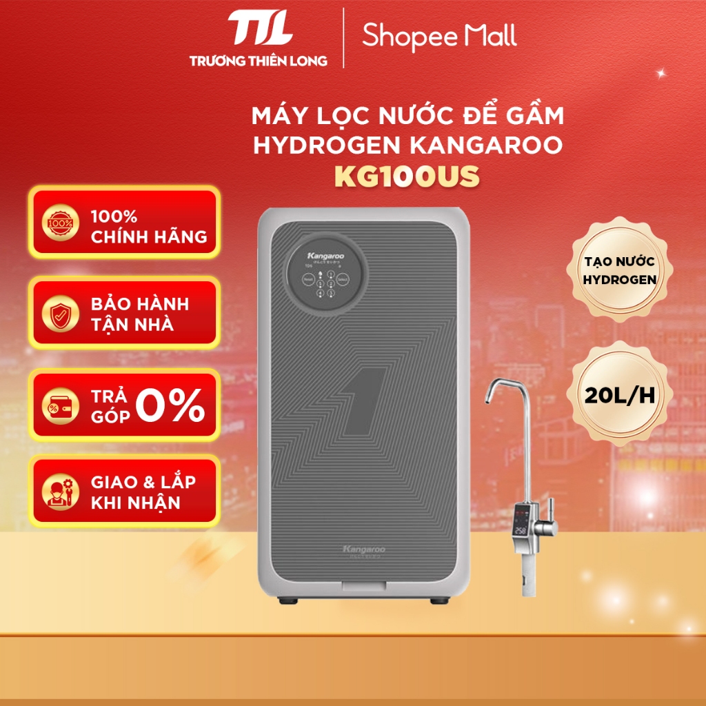 KG100US / KG400US - Máy Lọc Nước Để Gầm Hydrogen Kangaroo [TOÀN QUỐC]