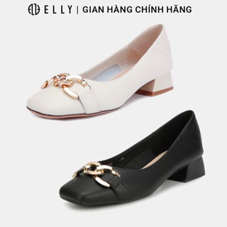 [Quà tặng 20/10] Giày cao gót nữ cao cấp da thật ELLY – EGT193