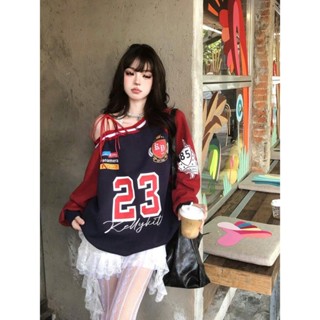 [Sẵn + Hoả tốc] Naii.order | Áo sweatshirt nữ citygirl kiểu Mỹ – dáng rộng, lệch vai phối dây buộc, mặc thu đầu mùa N225