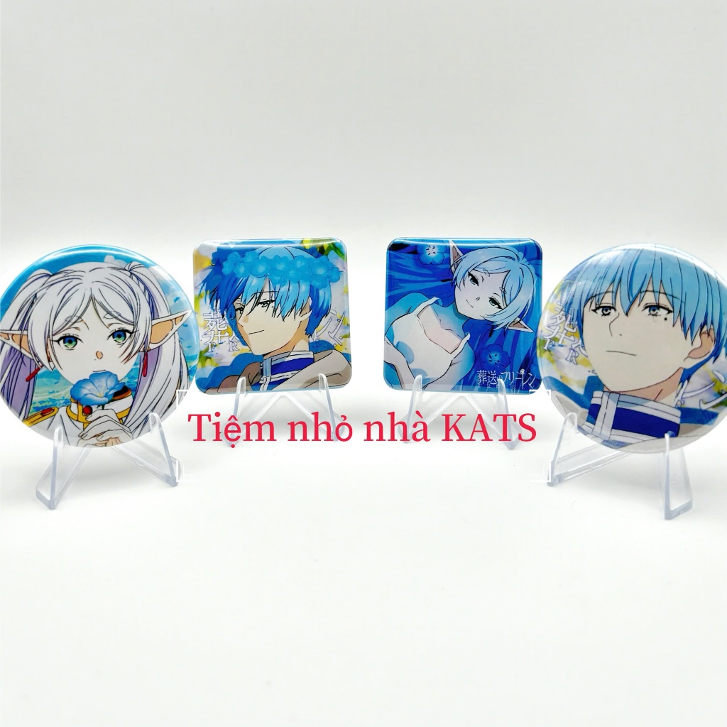 Huy hiệu Frieren - Himmel - Fern | Huy hiệu Badge Anime |