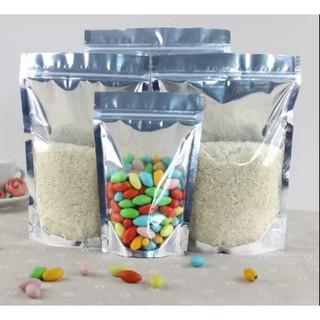 Túi Zip Bạc ( 1 mặt bạc,1 mặt trong)