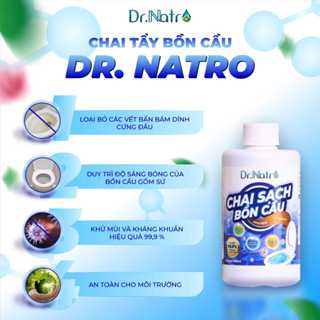 Chai Thả Bồn Cầu Tự Động Dr.Natro  Giúp Làm Sạch Khử Mùi Hương Cam Dịu Nhẹ 300ml
