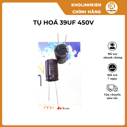 Tụ hoá 39uF 450V