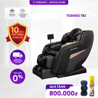 Ghế massage trị liệu toàn thân Toshiko T82 mới công nghệ con lăn 3D cao cấp
