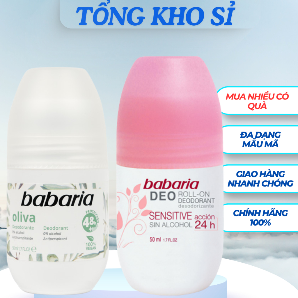 BABARIA – LĂN KHỬ MÙI KHÔNG CỒN, CHIẾT XUẤT THIÊN NHIÊN