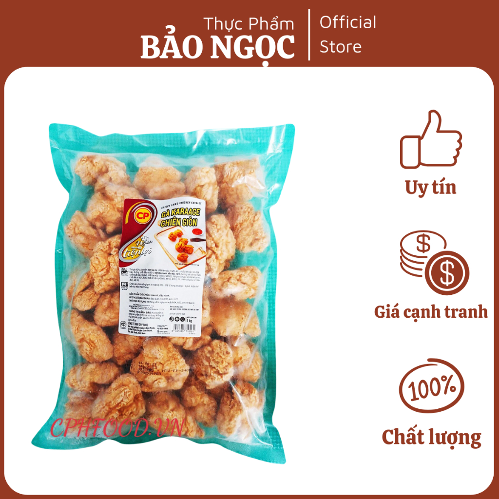 Gà karaage thương hiệu CP (1 kg) -cực ngon miệng giao hỏa tốc Hà Nội