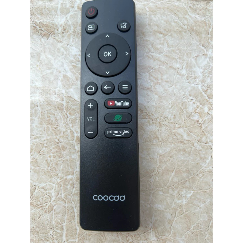 Remote TV coocaa không nói ngắn 3 nút smart , Điều khiển TV Led Coocaa Smart (cho dòng SU3,K5C)