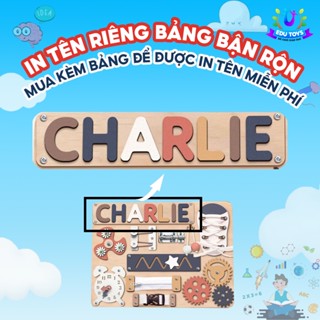 IN TÊN RIÊNG cho bé MIỄN PHÍ lên bảng busy board, bảng bận rộn (Tối Đa 8 ký tự) - EDU TOYS IT01