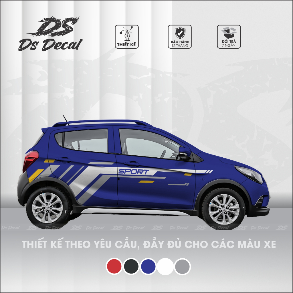 [TẶNG GẠT DÁN] Tem dán xe fadil - Decal Sticker dán xe - dán xe - Ds Decal​ (1 bộ 2 bên)