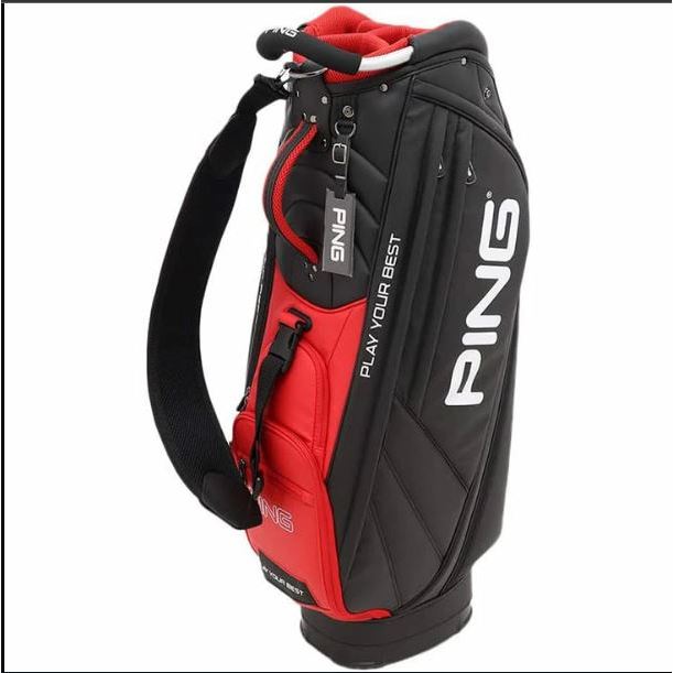 Túi gậy golf ( golf caddy bag ) Caddy Bag Ping CB-P191 Red/Black NEW- 6136