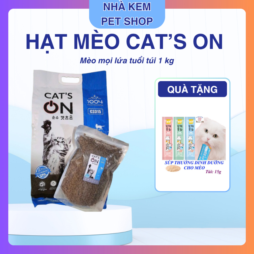 [HỎA TỐC] Hạt Cat's On Dành Cho Mèo - Thức Ăn Hạt Cats On Cho Mèo Mọi Lứa Tuổi hana pet