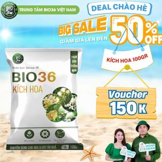 Kích Hoa Bio36 Chuyên Dùng Cho Hoa Và Cây Ăn Quả - Gói 100g