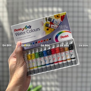 [DA ĐEN] Màu Nước PENTEL Tuýp 24 Màu Cao Cấp (5ml)
