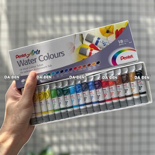 [DA ĐEN] Màu Nước PENTEL Tuýp 24 Màu Cao Cấp (5ml)