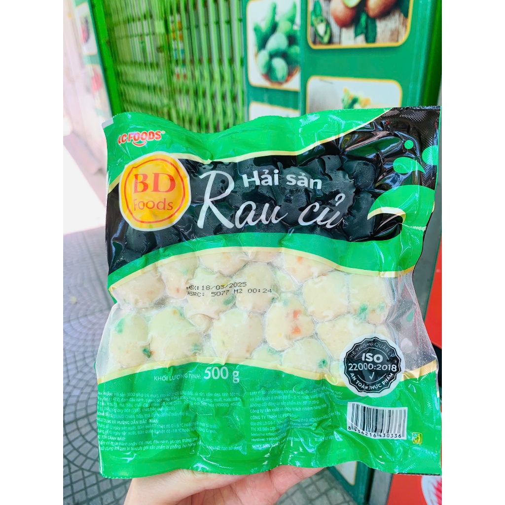 Viên rau củ 500g,viên rau củ,viên chiên rau củ