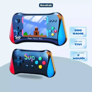 Máy chơi game cho bé trai 6 - 14 tuổi, Máy game cầm tay, màn hình 3.5 inch HD sắt nét hơn 500 trò chơi, MG01 NinoKids