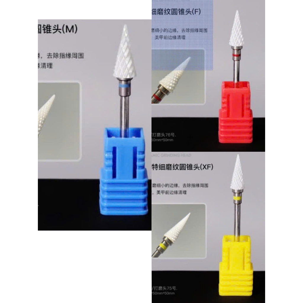 Đầu mài phá bột phá gel