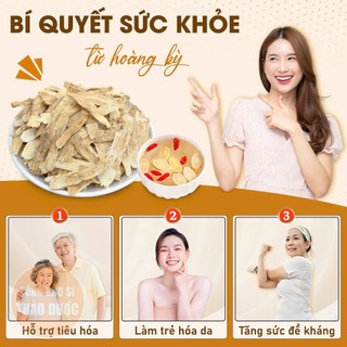 Hoàng kỳ thái lát 1kg, trà hoàng kỳ khô, phiến mỏng, thơm, sạch - Tổng Kho Sỉ Thảo Dược