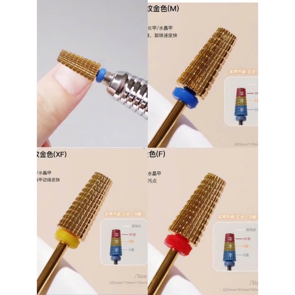 đầu mài móng phá bột, phá Gel