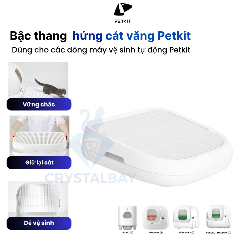 Bậc Thang Hứng Cát Văng Dùng Cho Máy Petkit Pura Max, Pura X
