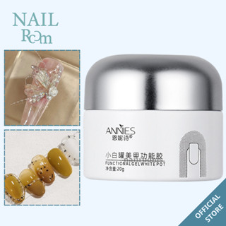  Gel vẽ nổi Annies thủy tinh 20g - Gel nặn nail định hình màu trắng trong suốt trang trí móng 
