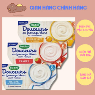 Sữa chua Phô Mai Bledina date mới nhất T12/2025 1 vỉ 4 hũ