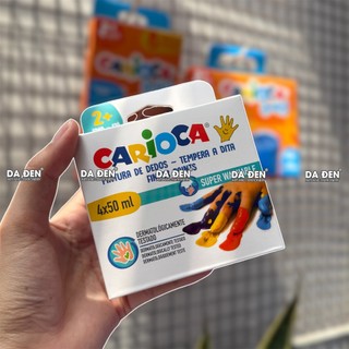 [DA ĐEN] Màu Vẽ Sáng Tạo Trẻ Em Carioca Baby Finger Paint Cao Cấp