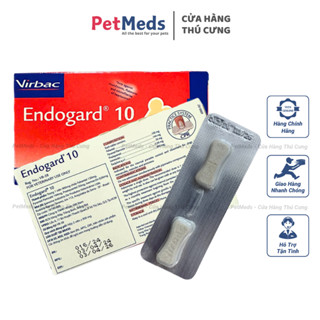 Endogard 10 Tẩy Giun Sán và Ngăn Ngừa Giun Tim Cho Chó - Hộp 2 Viên