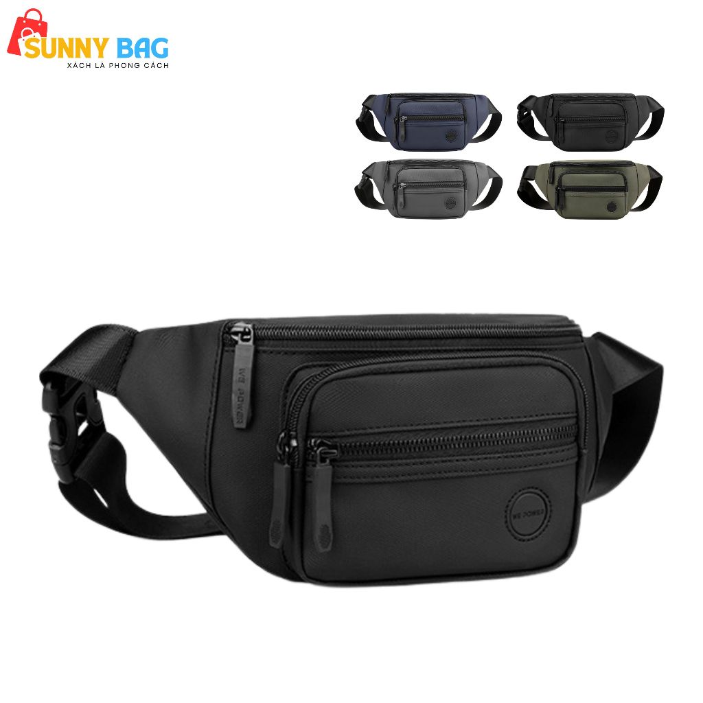 Túi Bao Tử Nam Sunny Bag WP-1258, Vải Nylon Chống Nước, Thiết Kế Nhiều Ngăn Gọn Nhẹ, Có Thể Đeo Ngực, Đeo Hông Tiện Lợi | BigBuy360 - bigbuy360.vn