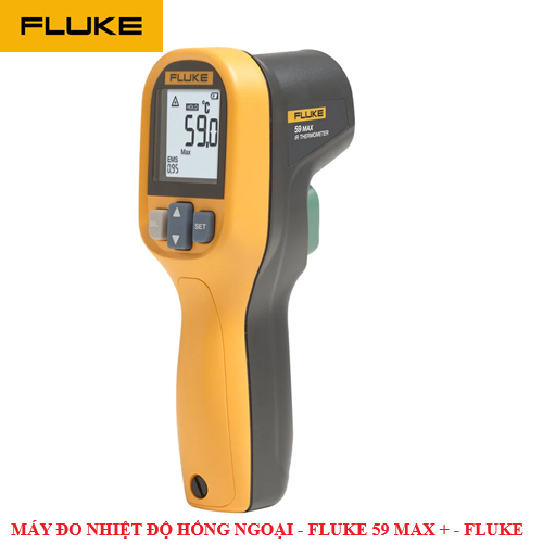 Máy Đo Nhiệt Độ Hồng Ngoại Fluke 59 max+, Model: Fluke 59 max +, Hãng: Fluke, Hàng mới 100%