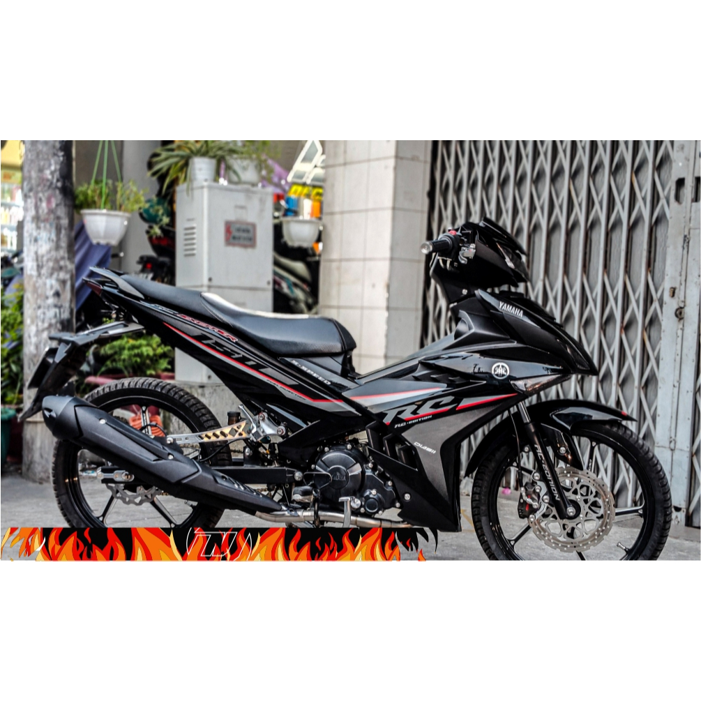 Tem Exciter 150 RC xám đỏ đen HOT 2025
