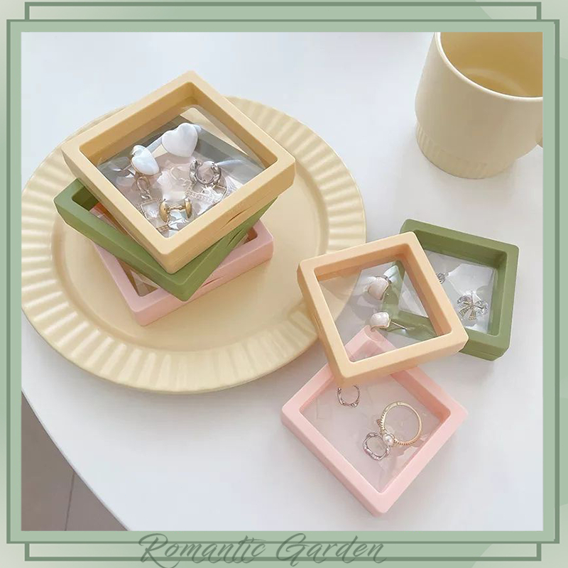 combo 10🔥 "Hộp Trang Sức 3D Khung Treo - Màng PE Chống Oxy Hóa, Đa Năng Đựng Nữ Trang/Phụ Kiện