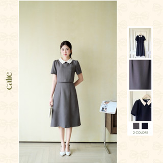 Váy dáng bút chì, chất liệu mềm mát, form basic dễ mặc, che khuyết điểm, tôn dáng thời trang thiết kế nữ Calie VA464