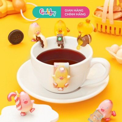 Mô Hình Blindbag Trang Trí Miệng Cốc, Quạt Cầm Tay BanaxBana Đáng Yêu