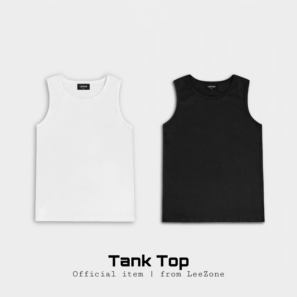 Áo Ba Lỗ Tank Top LeeZone Form Regular Thoáng Mát | Áo ba lỗ Trơn