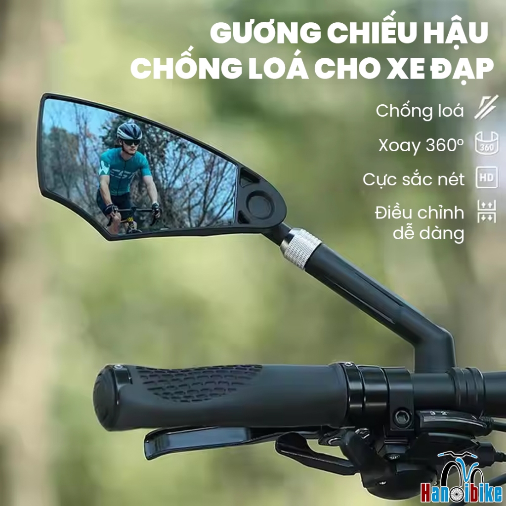 Gương chiếu hậu gắn ghi đông xe đạp WEST BIKING