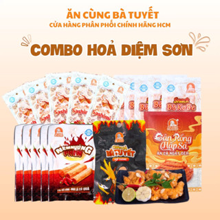Combo Hoả Diệm Sơn: 1 chân gà tê cay+ 1 gân rồng + 5 nem + 5 sashimi + 5 kobe Ăn Cùng Bà Tuyết