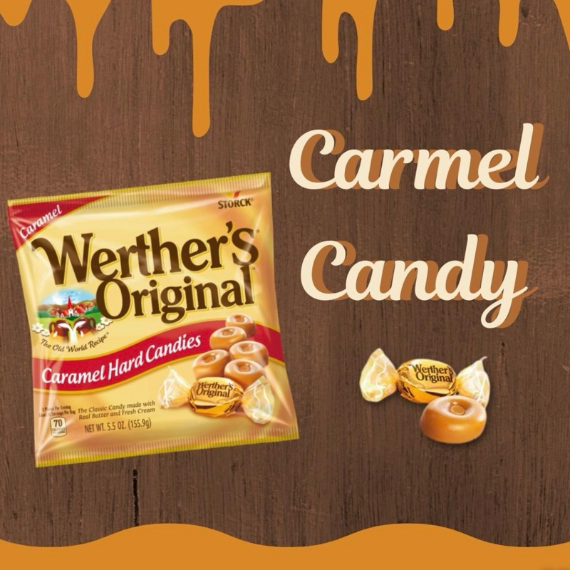(U.S.A)Kẹo Caramel Werther's Original 155g
