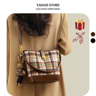 Túi xách đeo chéo túi xô dáng vuông nhỏ thời trang nữ đơn  giản YADASI STORE TX34