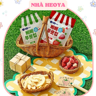  TRÁI CÂY SẤY LẠNH NGUYÊN CHẤT CHO BÉ BEBECOOK BEBE FRUIT CHIPS HÀN QUỐC 