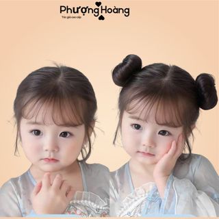 Tóc Giả Búi Na Tra Cho Bé – Dễ Thương, Độc Đáo, Tự Nhiên
